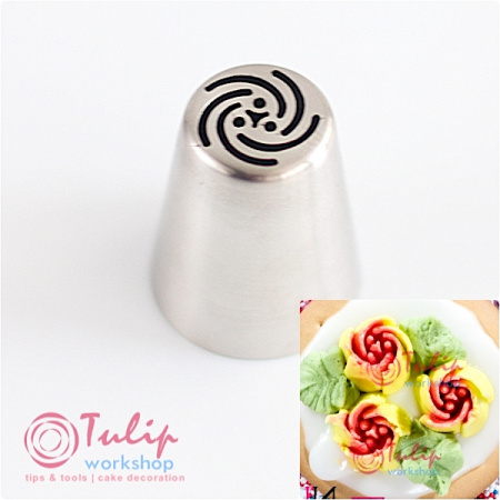 Набор 4 кондитерские насадки - бутон одним движением №№ 16,17,18,87 | L размер