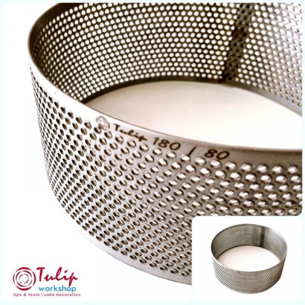 Формы для выпечки нерж.сталь перфорир.| Кольцо (высота 8 см, Ø 14-30 см)