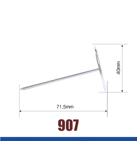 Кондитерский гвоздик 907 Tulip™ прямой Ø 40 мм