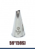 Кондитерская насадка 59°(59S) Tulip, Корея, прорезь 4.8 мм лепесток изогнутый правый, мини