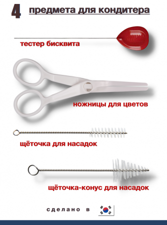 Набор кондитера 4 предмета