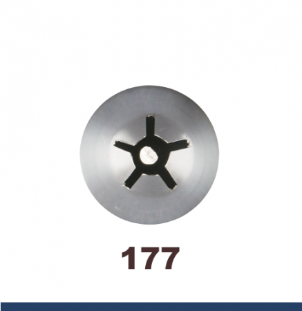 Кондитерская насадка 177 Tulip звезда закрытый центр сирень