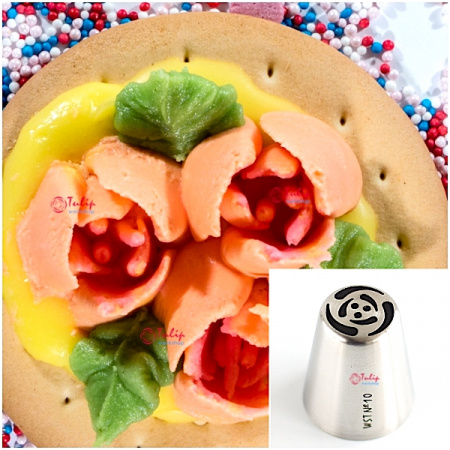 Насадка Тюльпан №10 Майская | L размер (Russian Tulip Nozzle #10 May | L size | by Tulip Workshop)