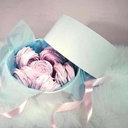 Коробка для выпечки круглая (шайба) 20•8 см РОЗОВАЯ (окно, крышка+дно) | упак. 5-20 шт