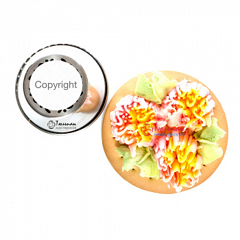 Насадка Малазийский Цветок №207 Роза Фантазия | XL размер (Russian Flower Nozzle # 207 Fantasia | XL size | By Tulip Workshop)