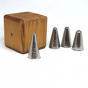 Кондитерская насадка закрытая звезда №23 Tulip™ малый размер (diam.4,4 mm; 5 лучей)