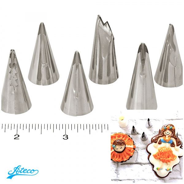 Кондитерски насадки рюшевые №030 - 090 Ateco | Ruffle