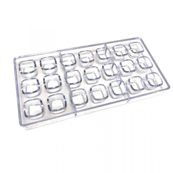 Поликарбонатная форма для шоколада 275*135*24 мм | Купол прям (эконом) Поликарбонатная форма для шоколада 275*135*24 мм | Купол прям (эконом)