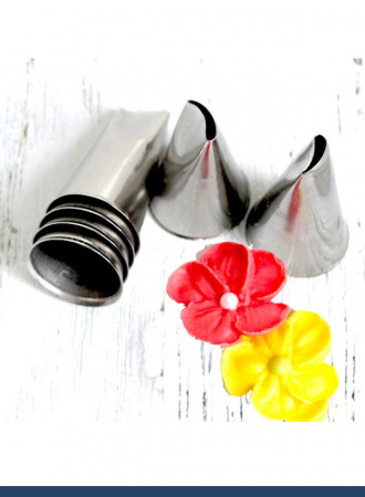 Кондитерская насадка 159 Tulip, Корея, прорезь 4.8 мм лепесток изогнутый левый, мини