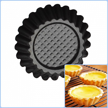 Форма для выпечки металлическая антипригарная | Тарт ∅ 16-28 см, высота 4 см Форма для выпечки металлическая антипригарная | Тарт ∅ 16-28 см, высота 4 см