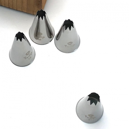 Кондитерская насадка открытая звезда №21 Tulip™ малый размер (diam. 6 mm; 8 лучей)